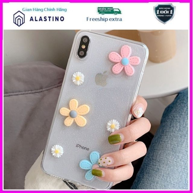 Ốp Lưng iphone - Ốp iphone 3d Hoa kim Tuyến (Hình nổi) 6/6s/6plus/7/8/7plus/8plus/x/xs/xs max/11/11promax -J5