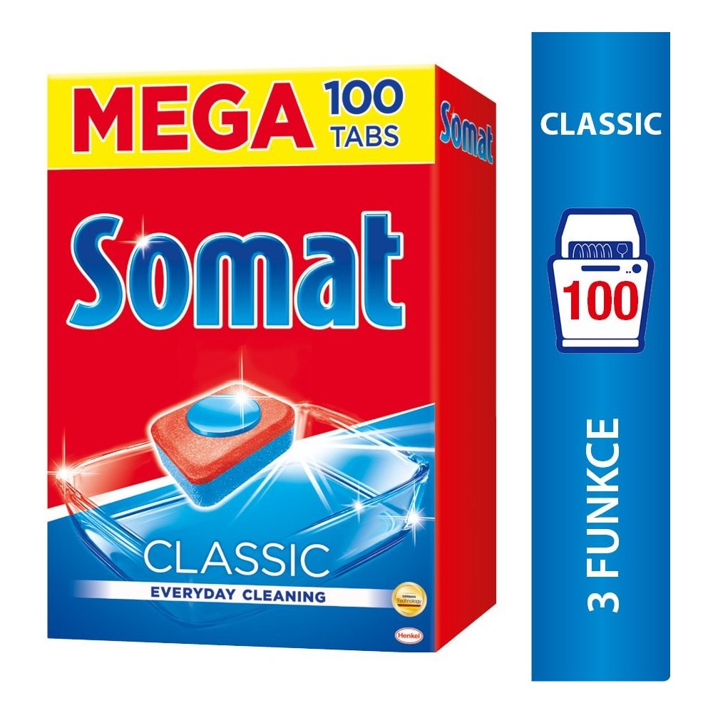 Viên Rửa Chén Somat Hộp 100 viên Classic Mega