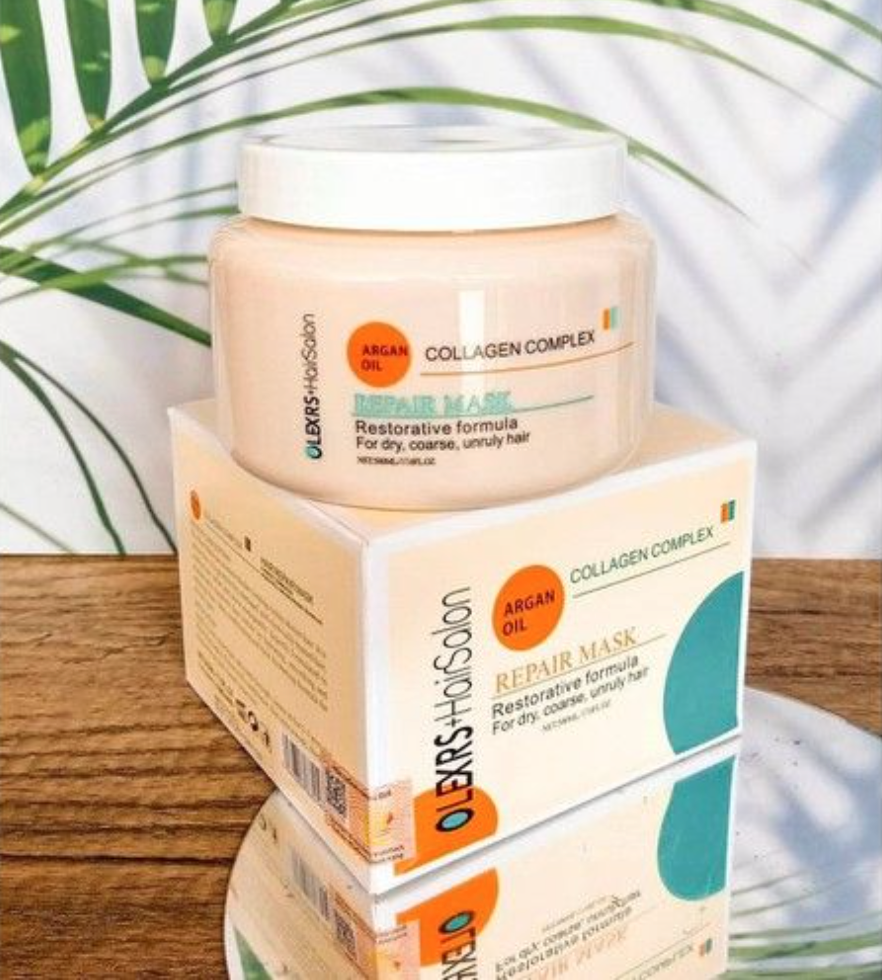 Kem ủ tóc phục hồi olexrs argan oil collagen complex 500g