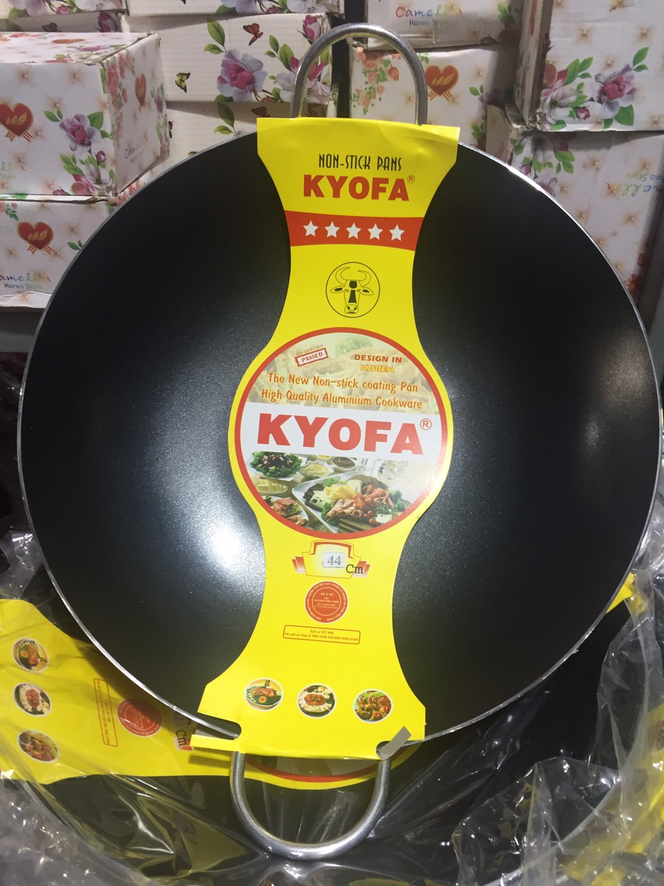 [CHẢO SIZE LỚN] - Chảo chống dính 40 CM sâu lòng 2 quai. Chảo chống dính chiên xào cho mọi nhà hàng công ty, chảo chống dính nhà bếp an toàn sức khỏe