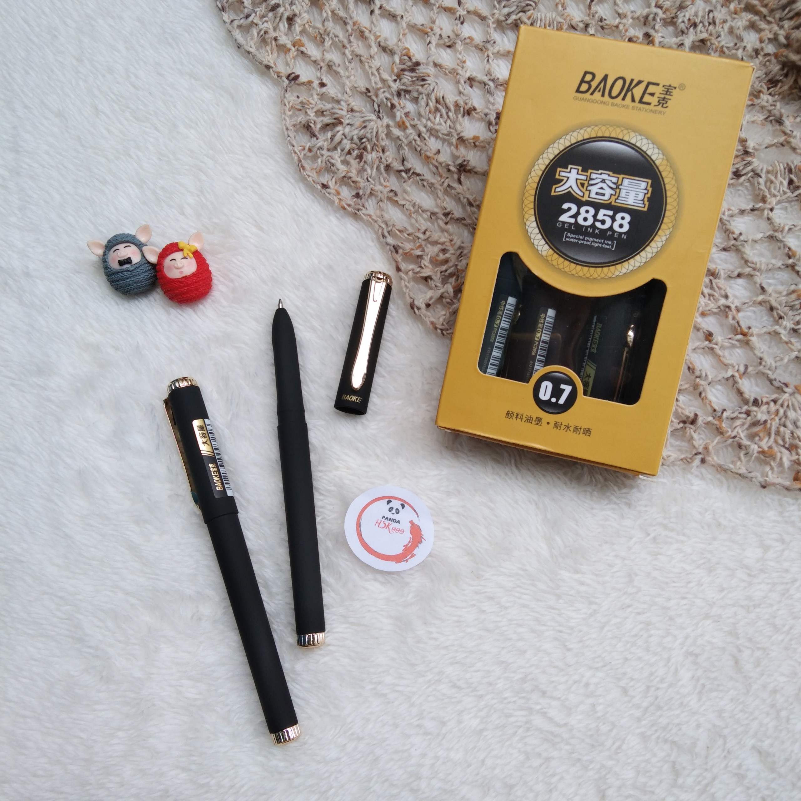 [HCM]Bút Gel BaoKe MS2858 Ngòi 0.7 mm Tập Viết Chữ Hán Luyện Viết Tiếng Trung Nhật Hàn