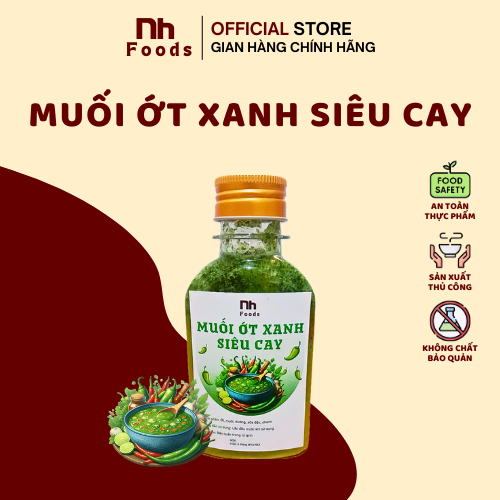 Nước Chấm Muối Ớt Xanh Nh Foods, Nước Chấm Hải Sản Mù Tạt Sốt Chấm Lẩu Cay Nồng