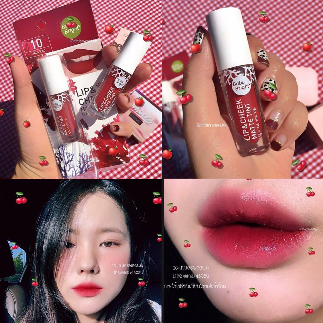Son Kem Lì Thái Lan Baby Bright Lip and Cheek Full 20 Màu