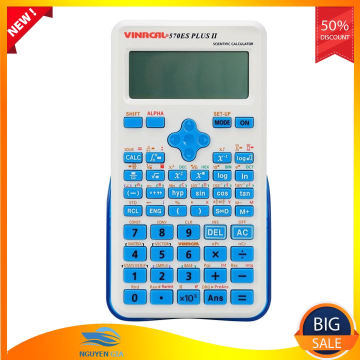 Máy tính cầm tay vinacal 570es plus ii 4 màu lựa chọn