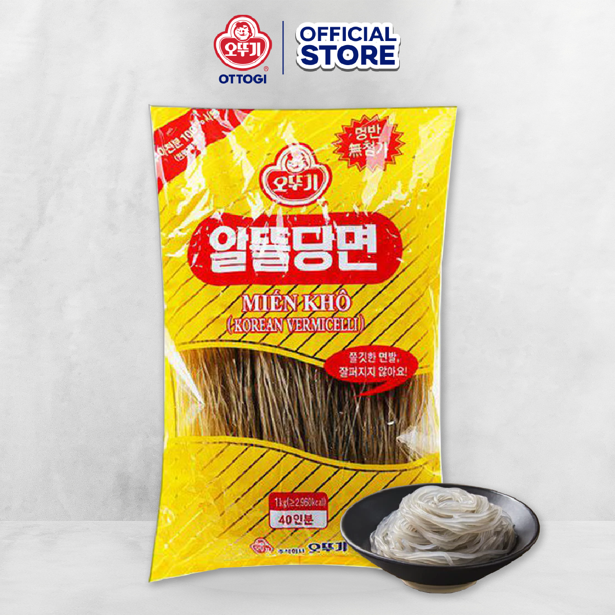 Miến khô ottogi hàn quốc gói 1kg
