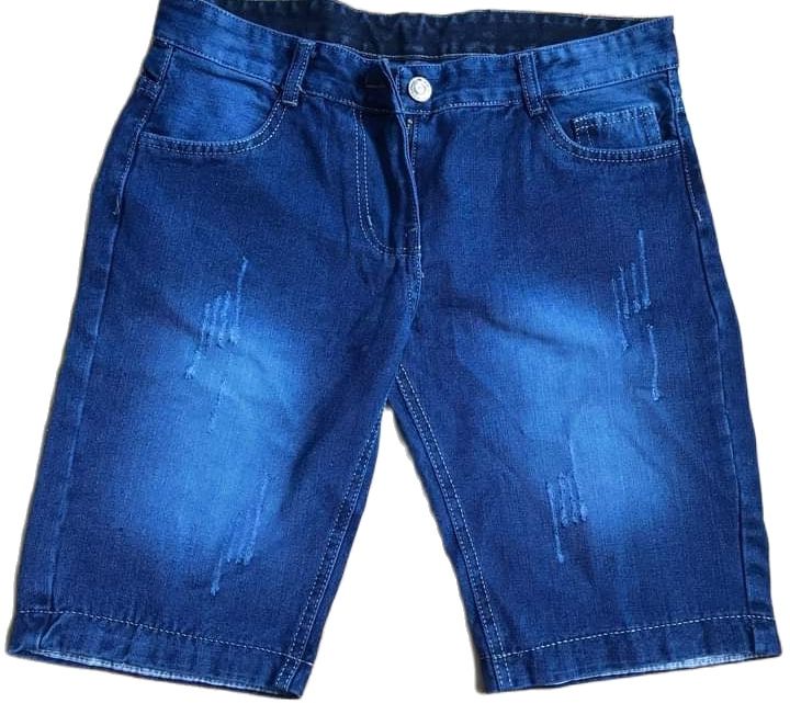 Quần short jean cao cấp chất vải dày đẹp phong cách xưởng laz mall mc