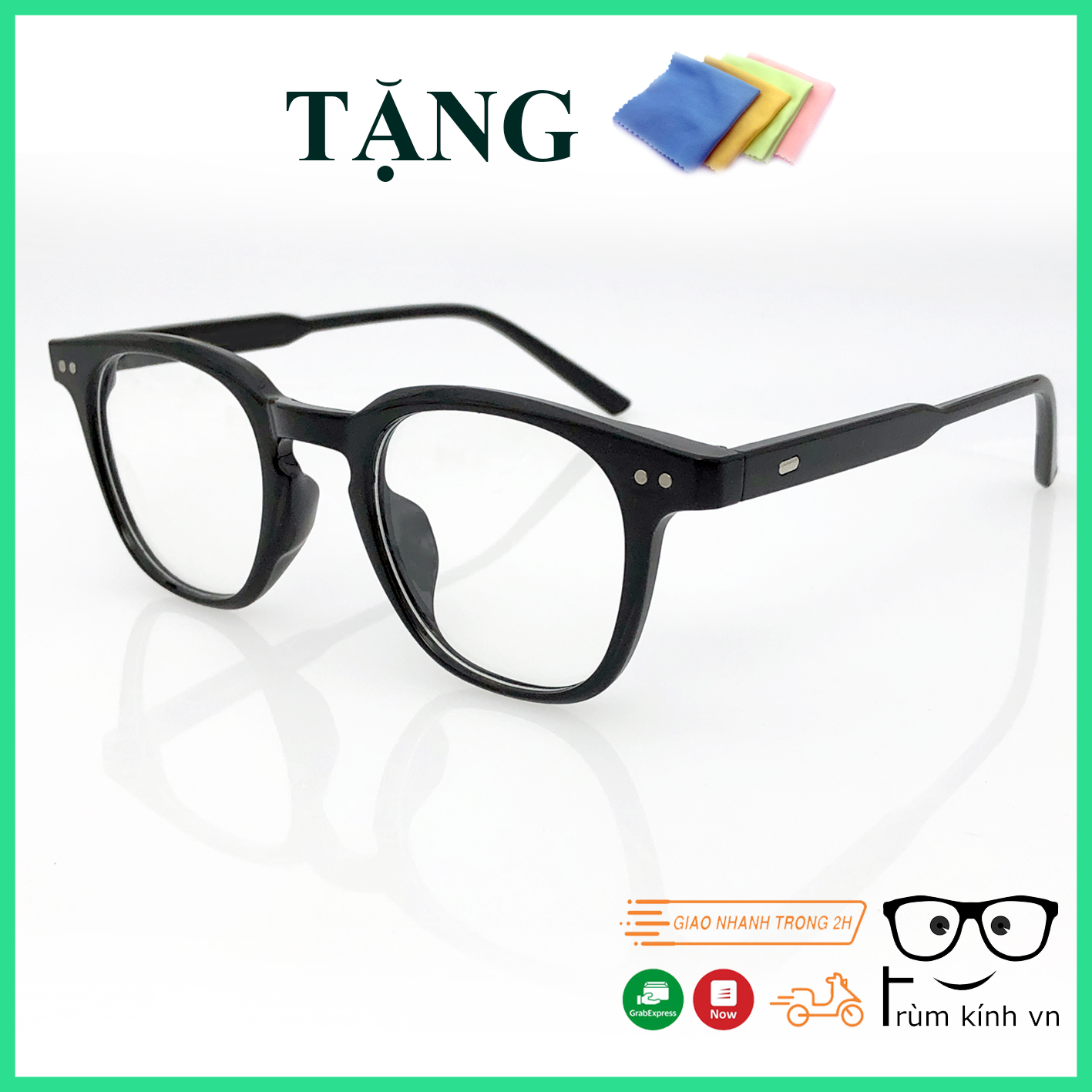 GỌNG KÍNH VUÔNG ULLZANG GIẢ CẬN HÀN QUỐC NHỰA ACETATE THỜI TRANG CAO CẤP - KÍNH MÁT NAM NỮ