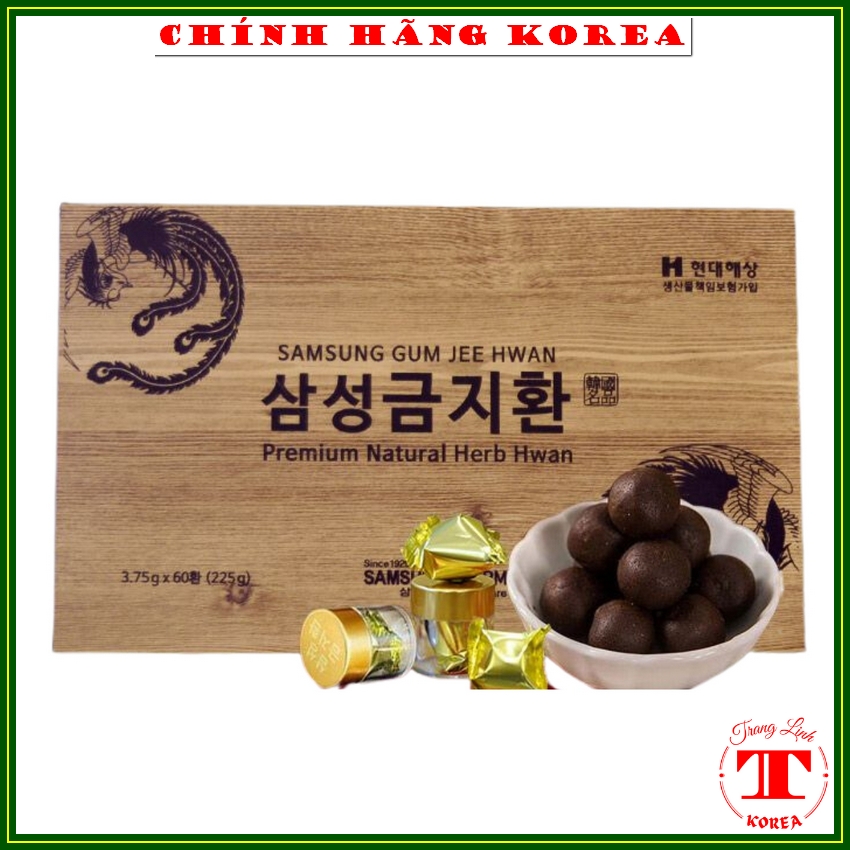 Korean zodiac Taurus Samsung gumjeehwan wood box 60 tablets
