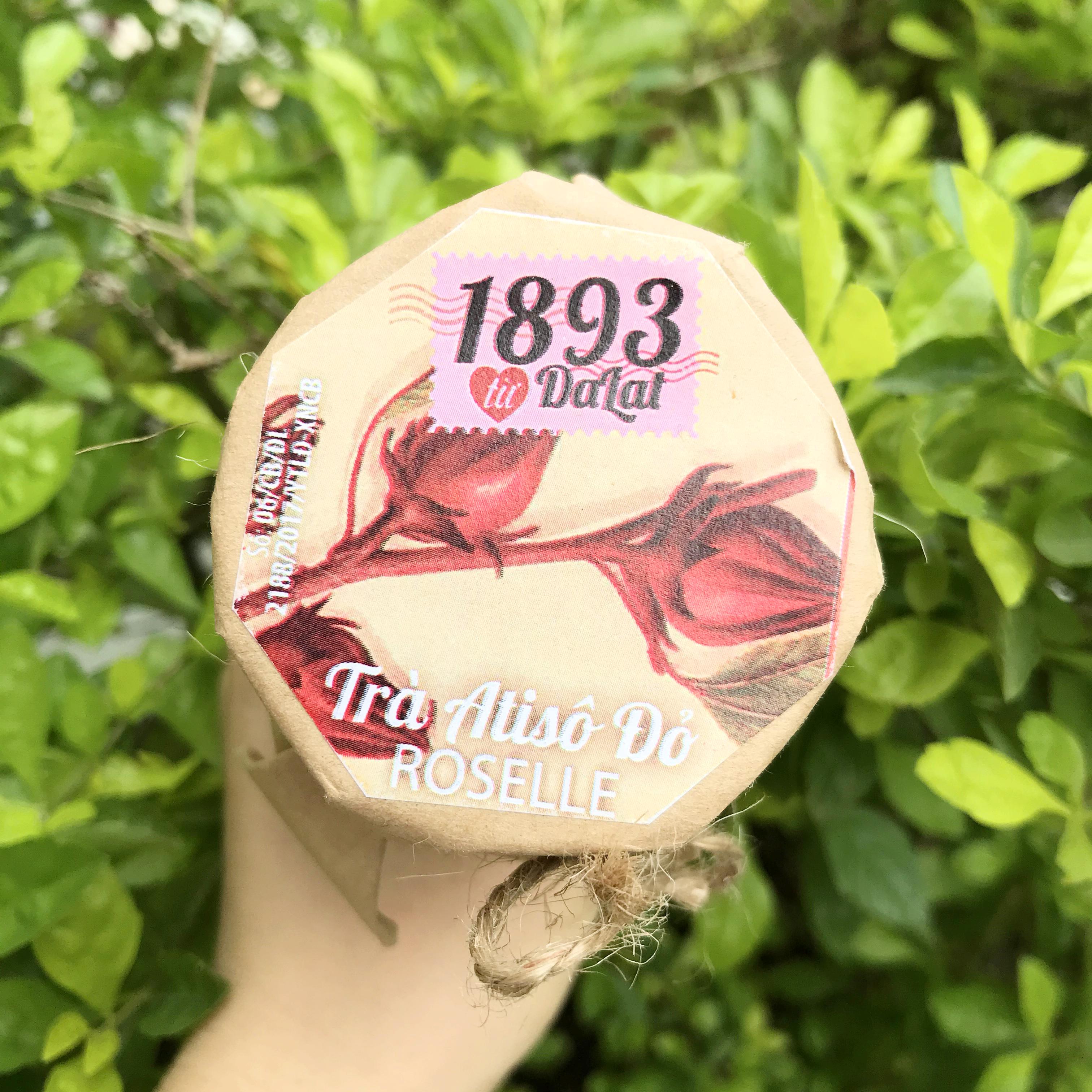 [HCM]Trà Hoa Atiso đỏ sấy khô Đà Lạt 1893 giúp giảm cân tăng sức đề kháng tăng cường chức năng tiêu hóa - Hộp 40gr Nahome