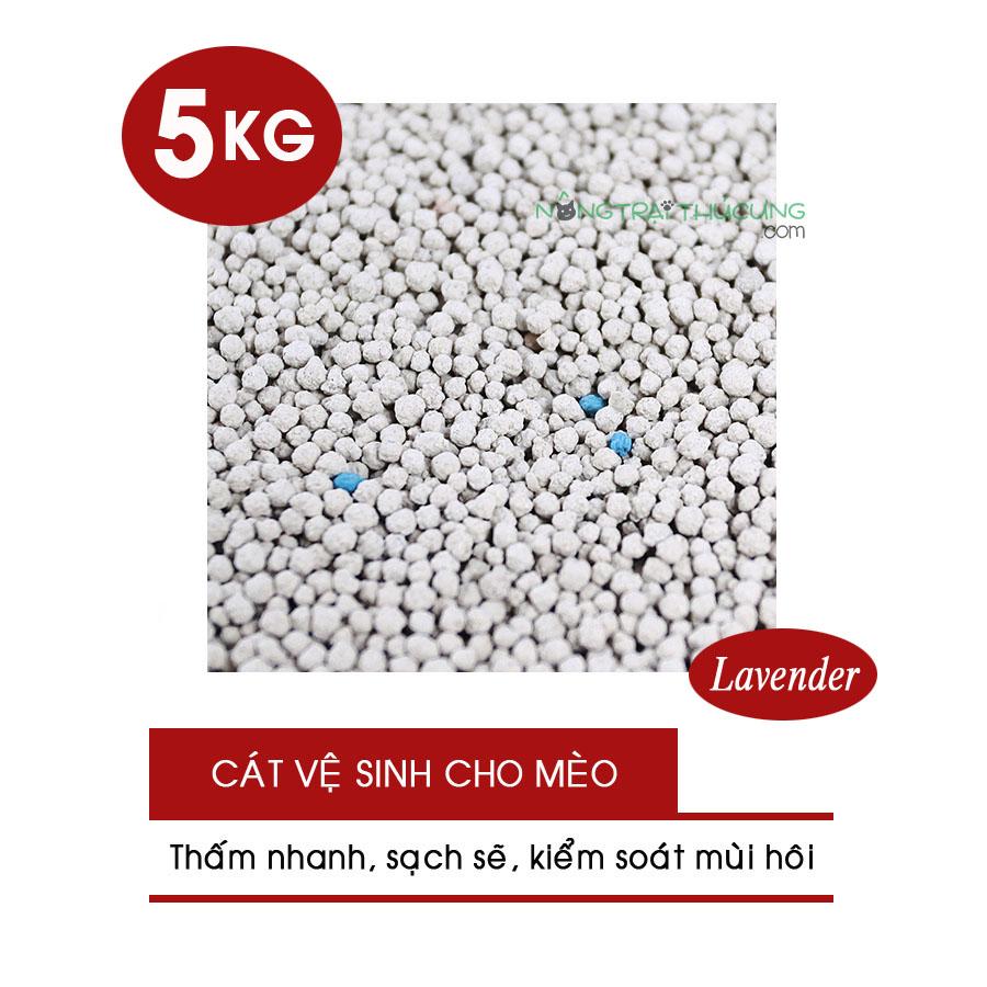 Cát Vệ Sinh Cho Mèo Hương Hoa - Bao 5kg - [Bách Hoá Mẹ Hương]