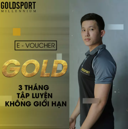 [HCM] GoldSport - 3 tháng tập Gym + GroupX + Yoga không giới hạn tặng 1 session PT + 1 Inbody