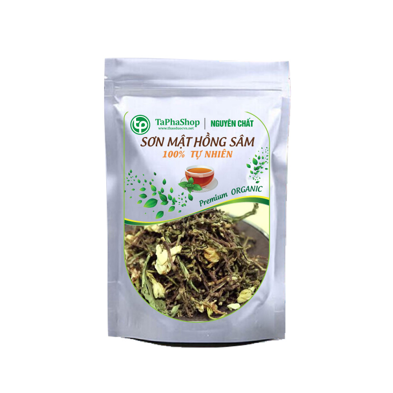 Sơn mật hồng sâm khô 500g, Trà sơn mật hồng sâm khô