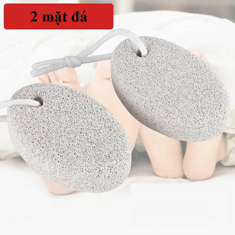 Đá chà gót chân tẩy da chết hình oval