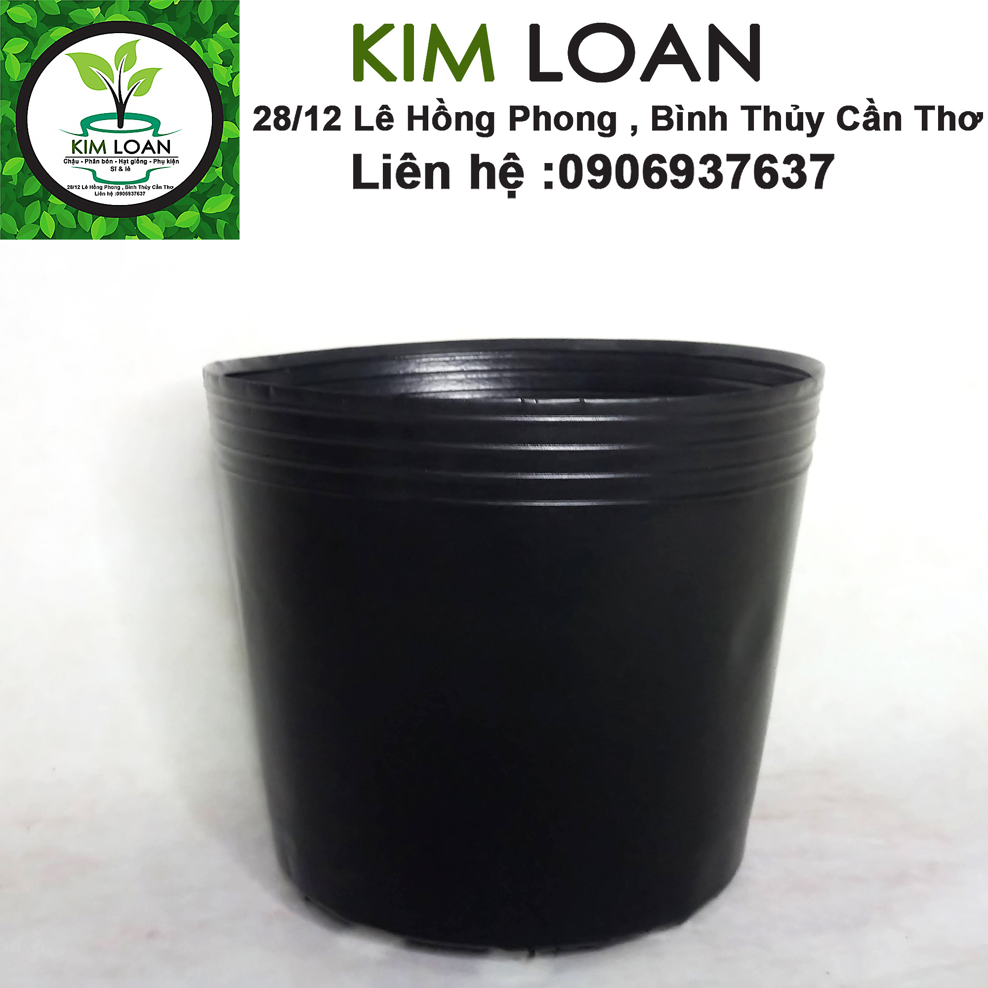 Combo 50 chậu nhựa đen mềm C9 21x16cm dày và bền [NHẬN BÁN SỈ, GIAO TOÀN QUỐC]