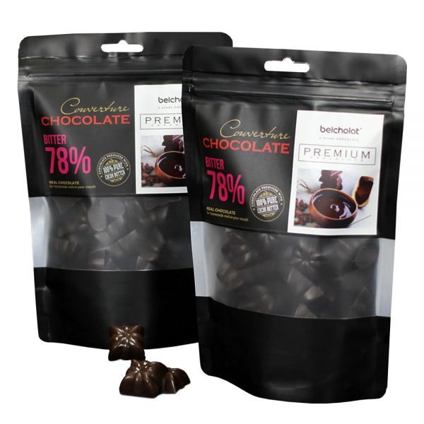 [SOCOLA CHẤT, VIÊN NHỎ TIỆN DỤNG, TIẾT KIỆM] Socola,, Chocolate Belcholat  đen đắng 78% cacao túi  270g