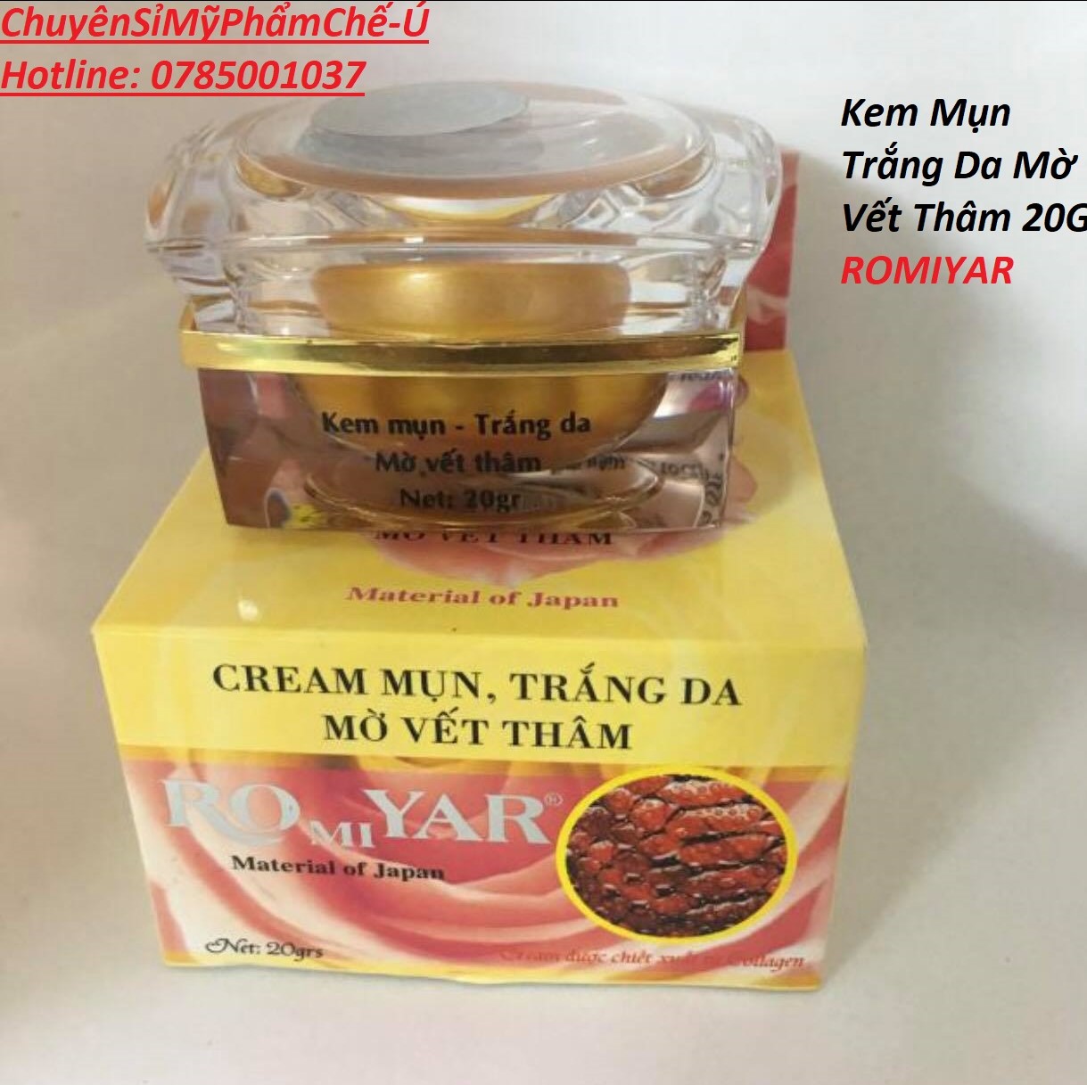 Kem Mụn Trắng Da Mờ Thâm 20G Romiyar