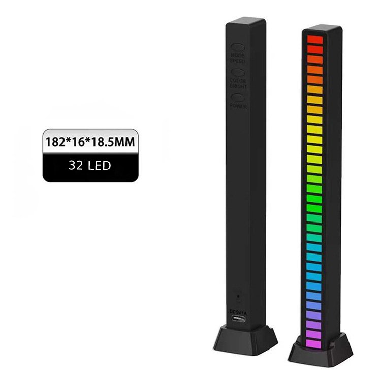 Thanh đèn led nhiều màu rgb cảm biến âm thanh