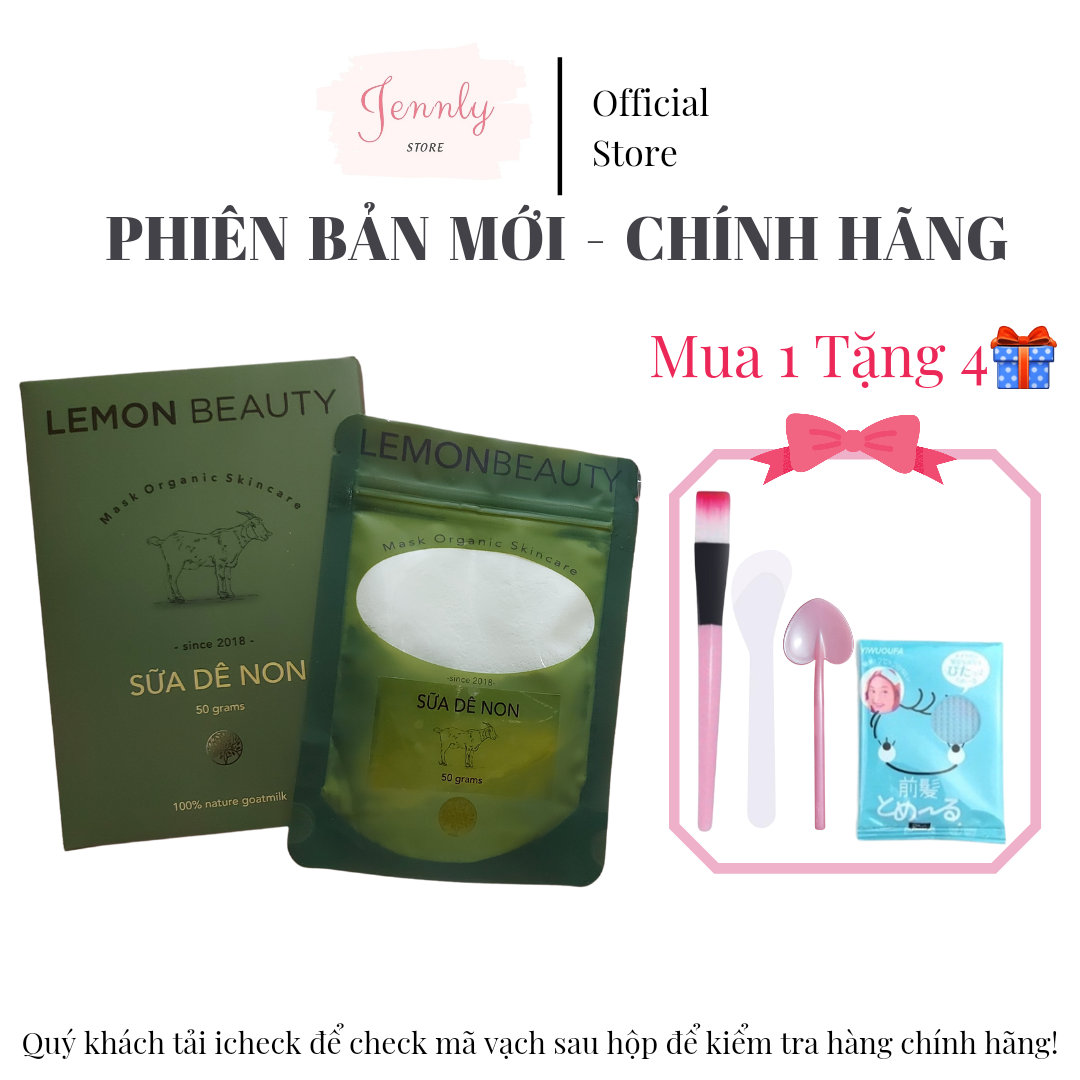 MASK SỮA DÊ NON LEMON MASK PHIÊN BẢN MỚI [MUA 1 TẶNG 4 QUÀ]