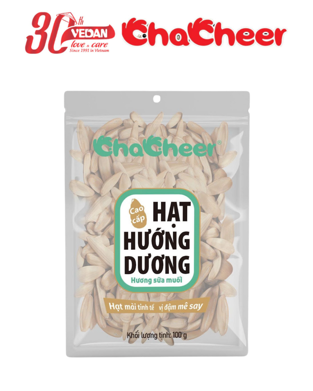 Hạt Hướng Dương CHACHEER Hương Sữa Muối Cao Cấp