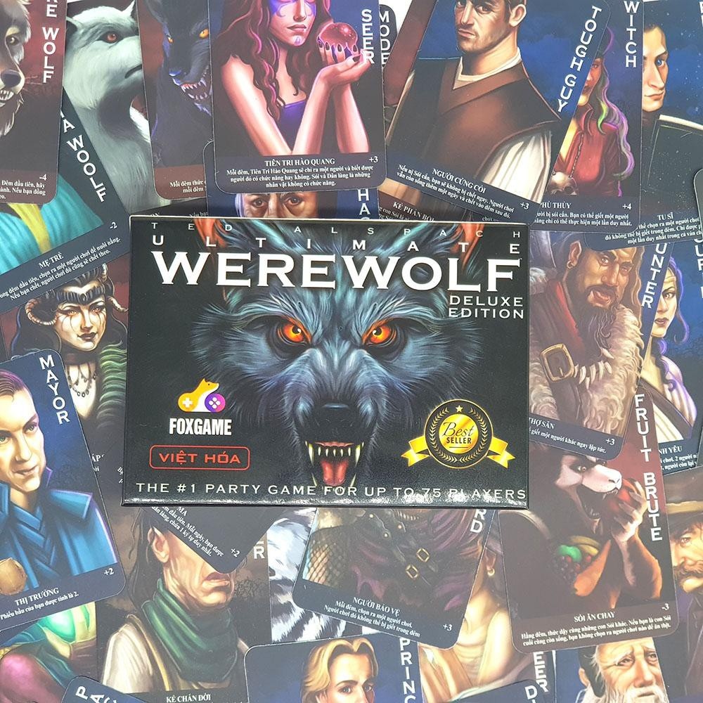 ❄☒ Bộ bài ma sói ultimate việt hóa ma sói werewolf 78 lá bài tiếng việt