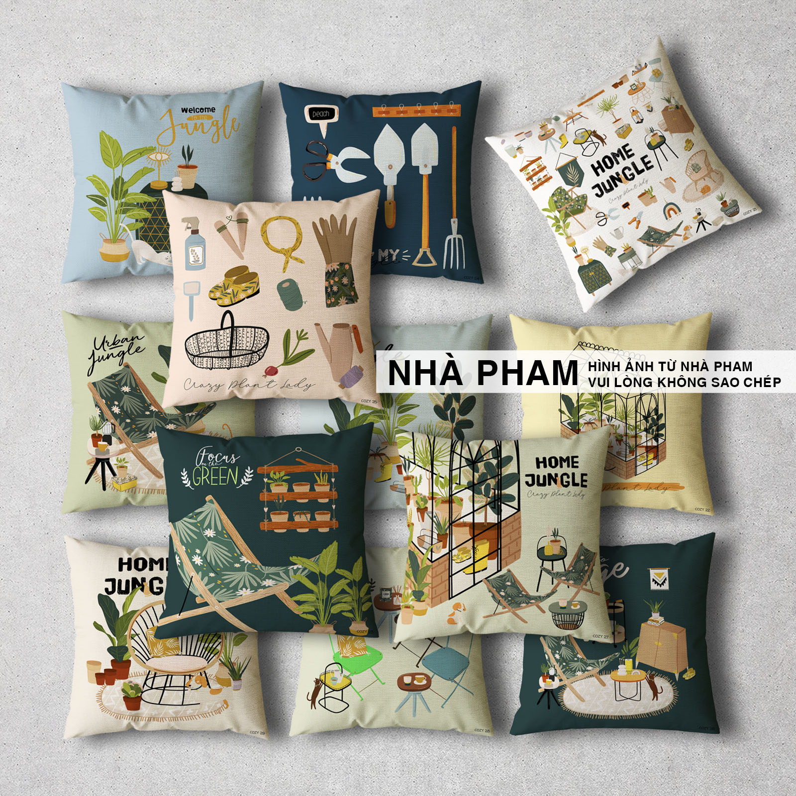 Gối trang trí sofa cozy home