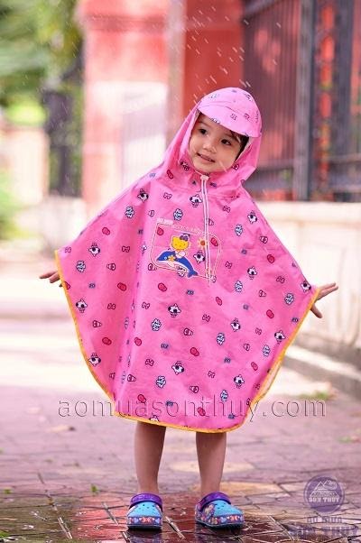 Áo mưa trẻ em siêu nhẹ sơn thủy
