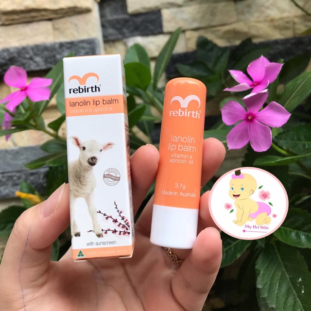 [Freeship + Combo mua 2 giảm 5% + Voucher]Son dưỡng Cừu Rebirth Úc son dưỡng môi, sản phẩm chất lượng cao, đảm bảo an toàn về sức khỏe cho người dùng, cam kết hàng giống với mô tả