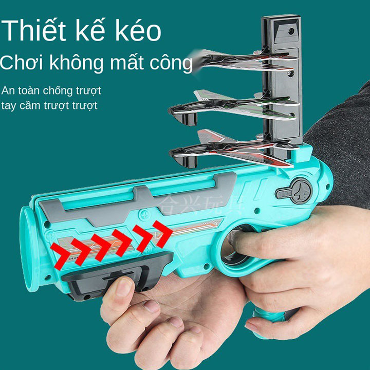 Máy bay mô hình bay lượn có bệ phóng-giao màu ngẫu nhiên