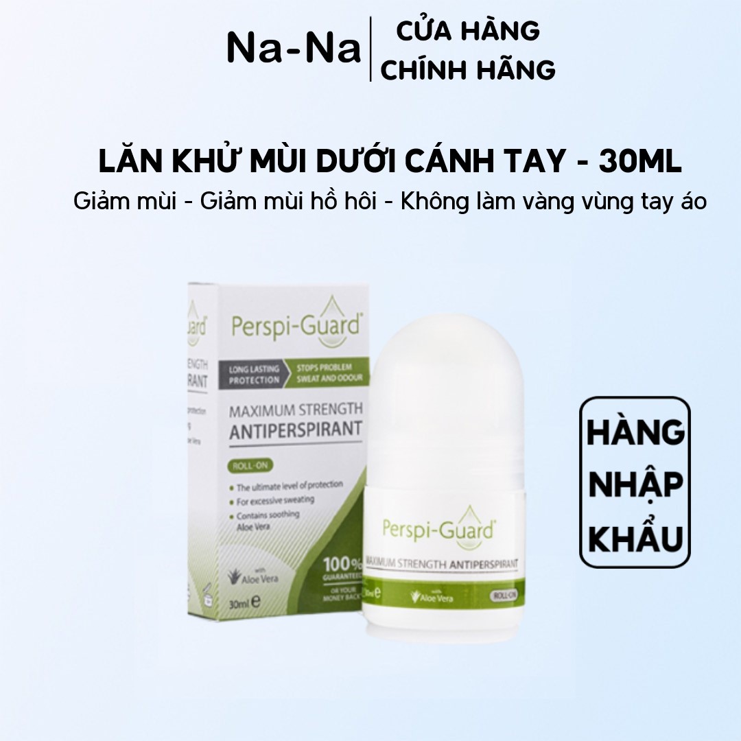 Lăn khử mùi, giảm mồ hôi Perspi- Guard 30ml giúp hạn chế mồ hôi vùng nách, dưới cánh tay, khô thoáng, dễ chịu