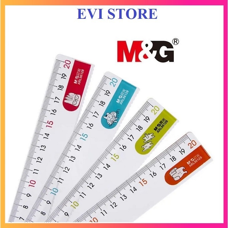 Thước kẻ 20cm m&g arl96128 thước 96128 hình dễ thương cute