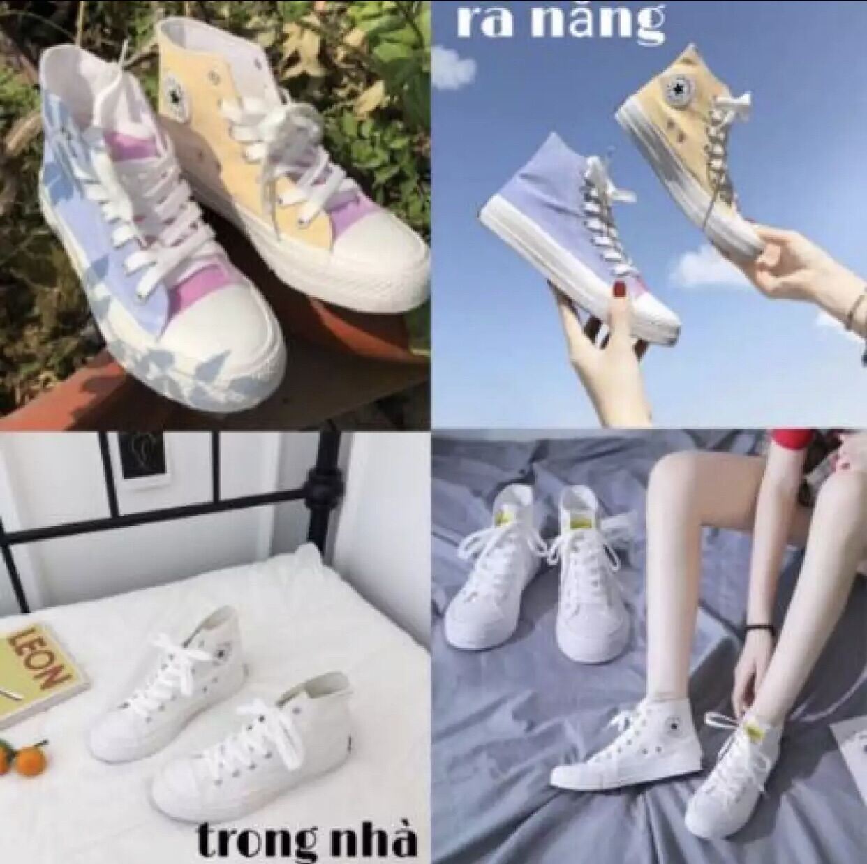 Giày sneaker đổi màu cực hot