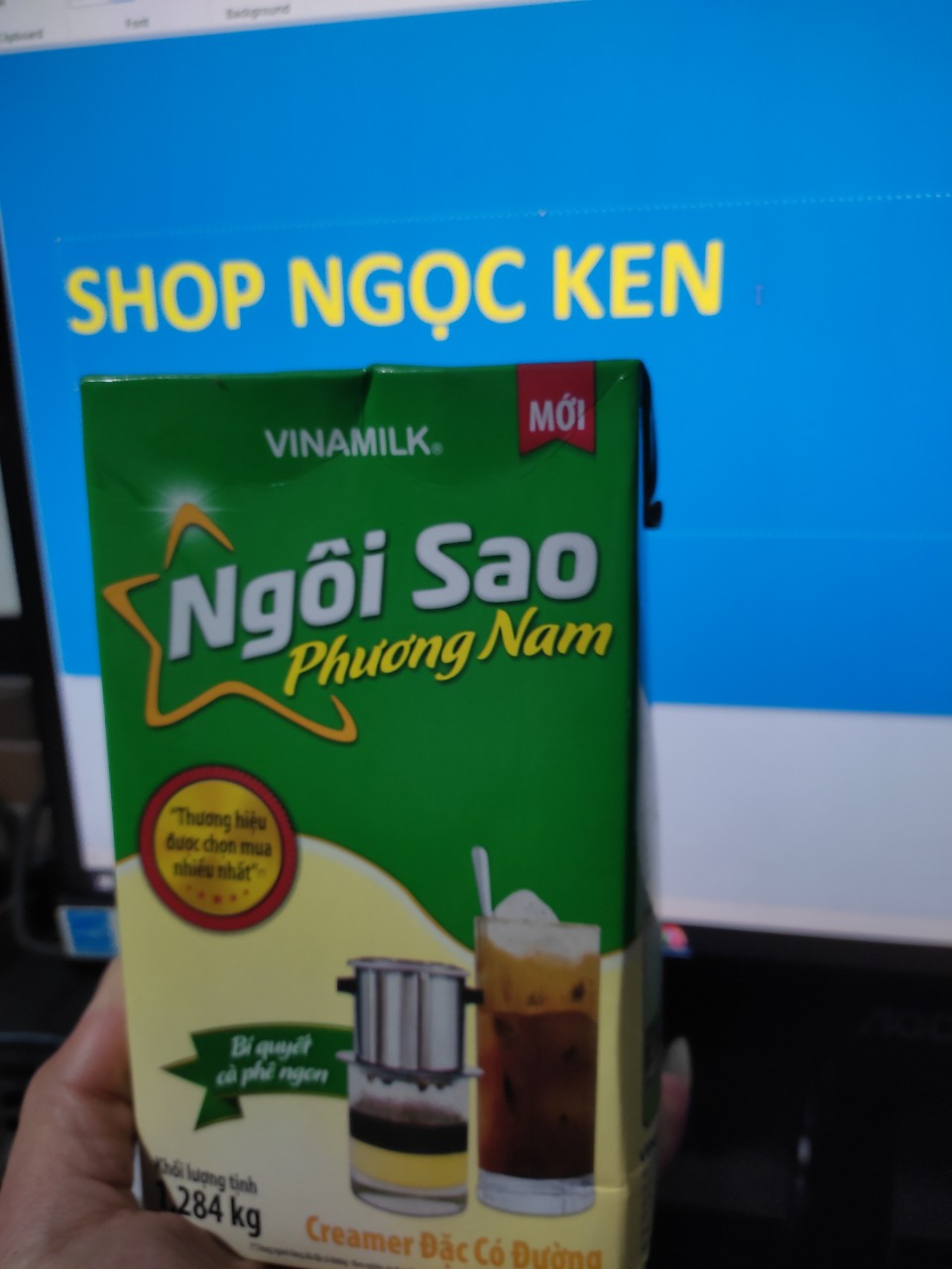 Sữa Đặc Ngôi sao Phương Nam xanh lá hộp 1,284kg