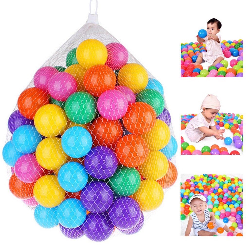 HANG 100 quả bóng nhựa cho hàng Việt Nam chất lượng cao [Dùng cho nhà banh Lều]
