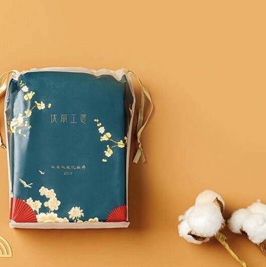 Túi bông tẩy trang 200 miếng mềm mịn siêu xinh