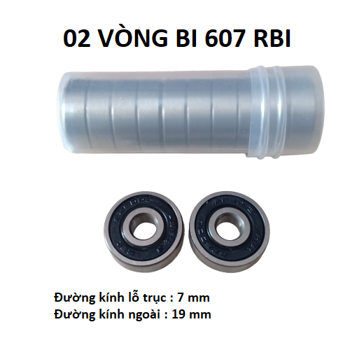 2 Vòng bi 607 lắp cho máy cầm tay và nhiều ứng dụng khác