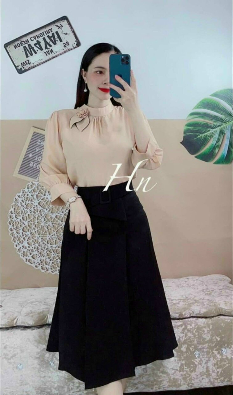 Áo kiểu công sở sang trọng tôn dáng đẹp của các nàng t044