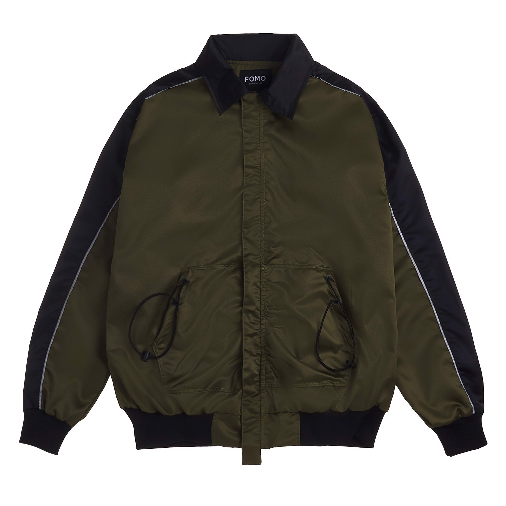 Fomo áo khoác dù unisex drawstring jacket