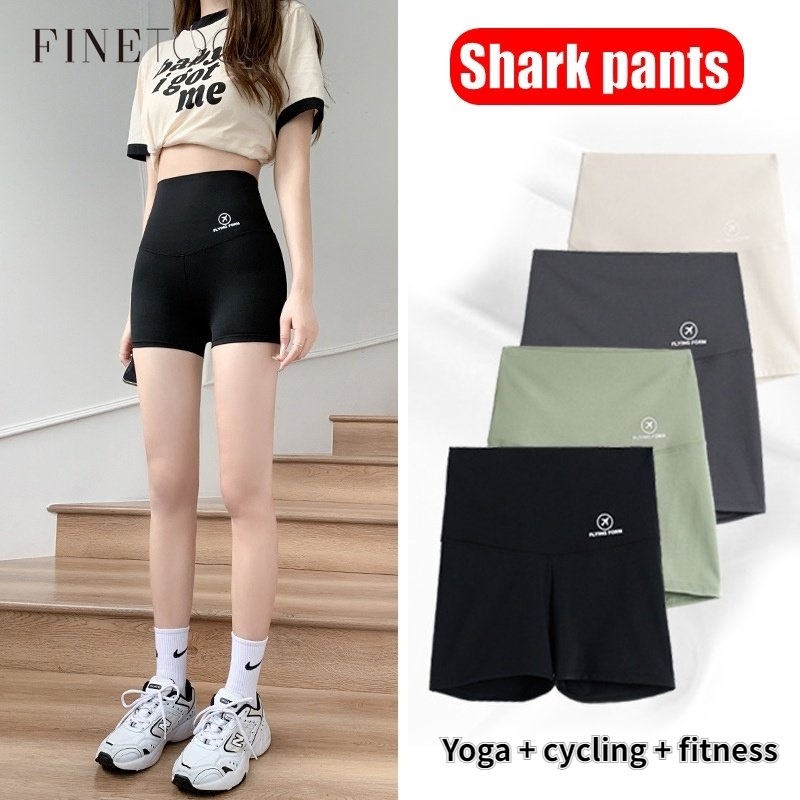 ✴♨ LJ8.3 Quần legging thể thao FINETOO lưng cao nhanh khô thoáng khí thời trang mùa hè cho nữ