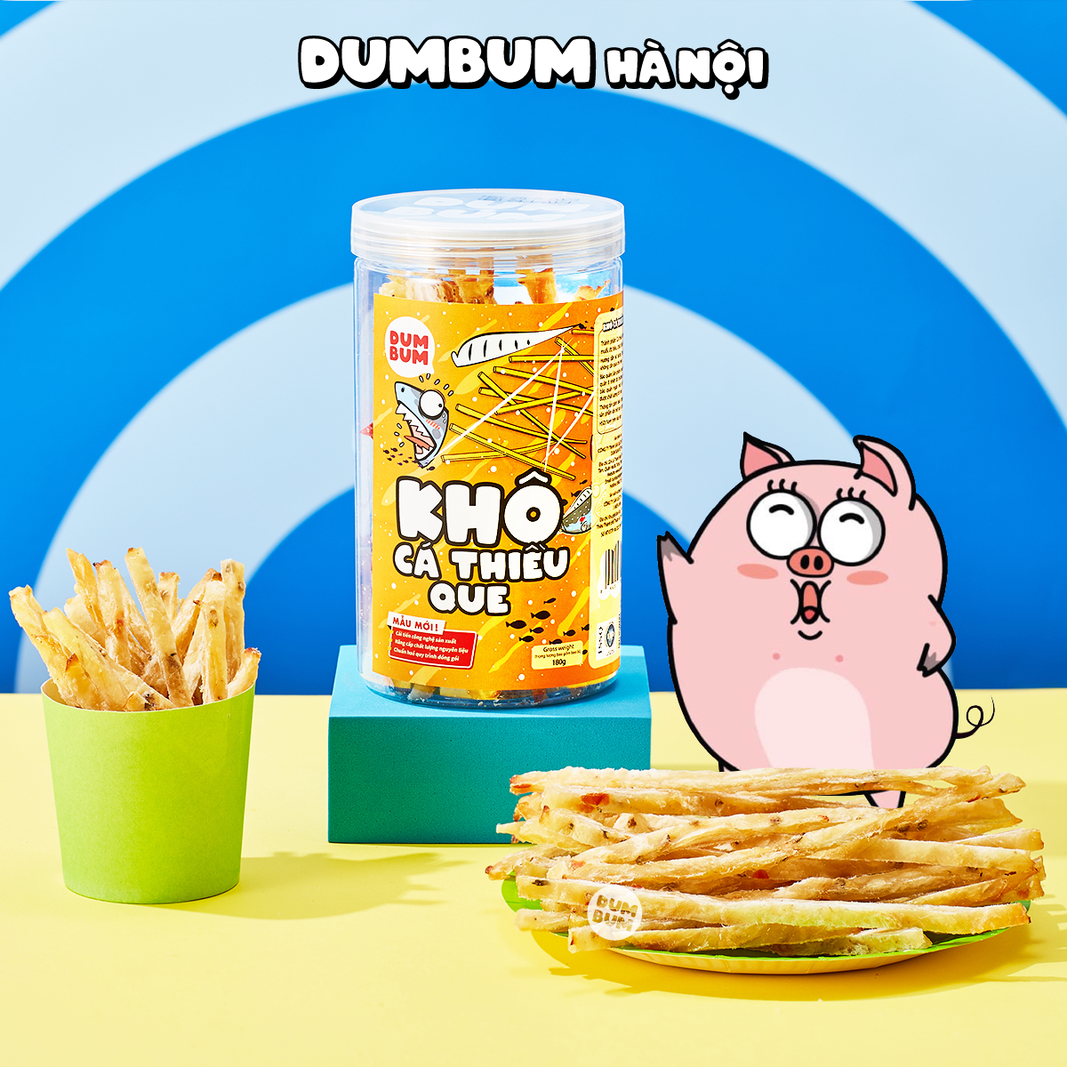 Khô cá thiều que 180g đồ ăn vặt Hà Nội vừa ngon vừa rẻ