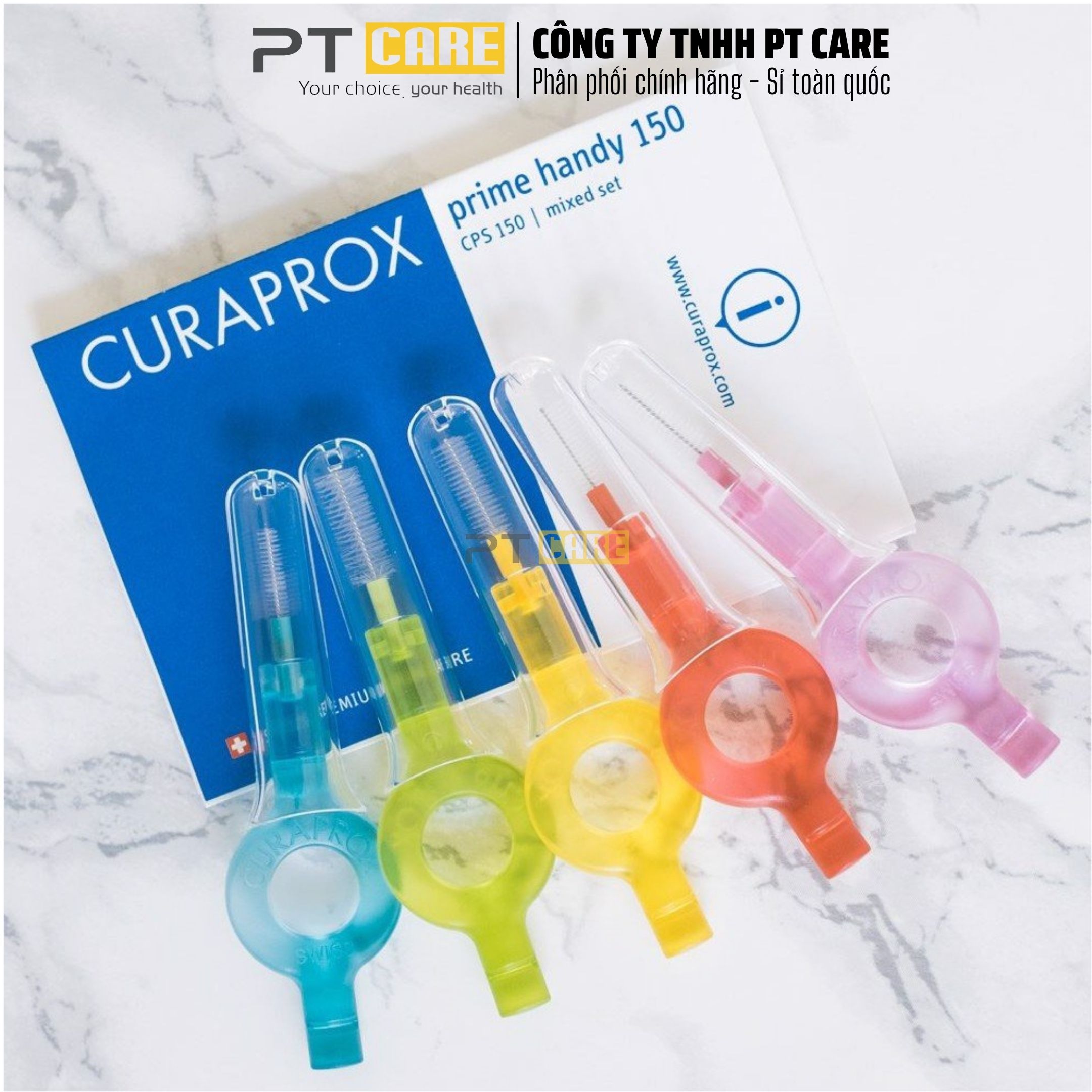 Pt care | bộ bàn chải kẽ răng mixed set cps 150 thụy sĩ dành cho răng niềng chỉnh nha