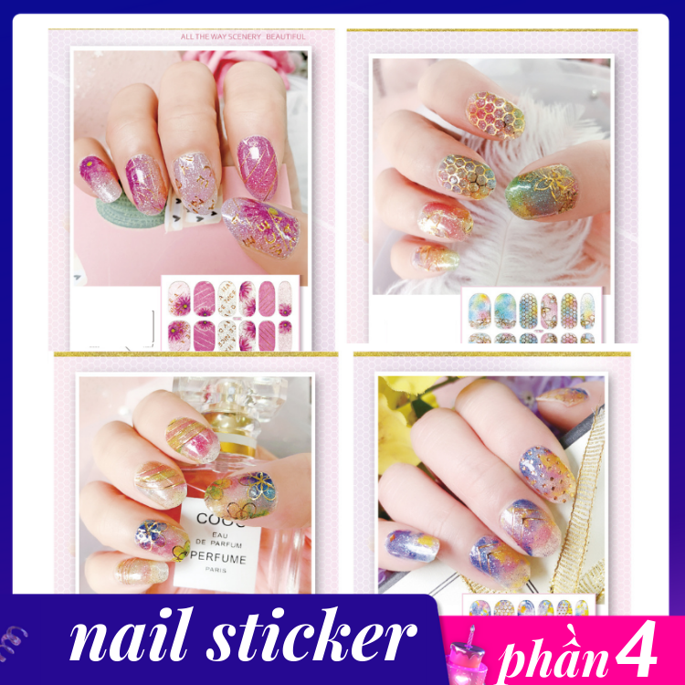 [Phần 4] Tuyển Tập Miếng Dán Móng Tay Nail Sticker cao cấp số lượng có hạn