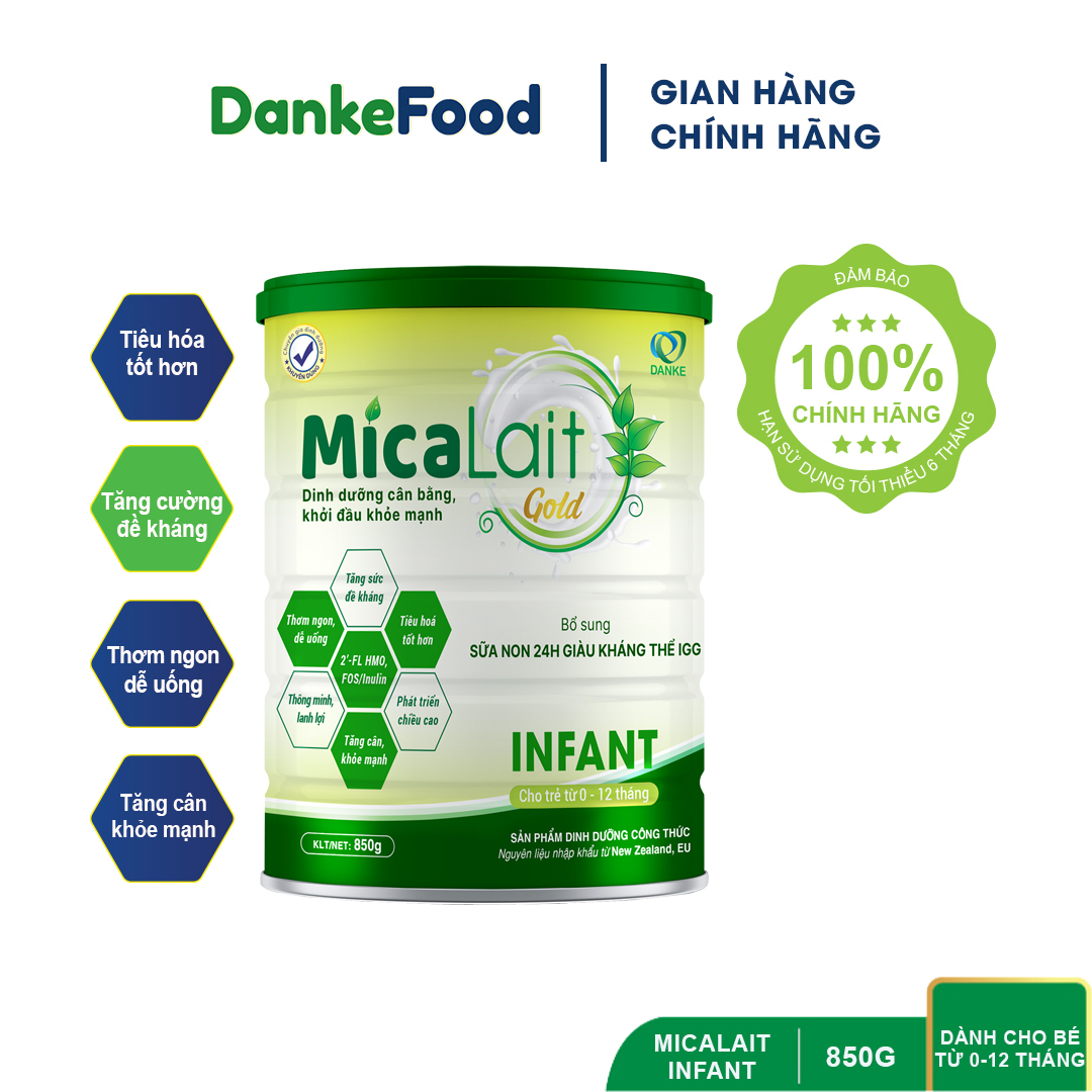 Sữa Micalait Infant 850g - Tăng cường miễn dịch cho bé