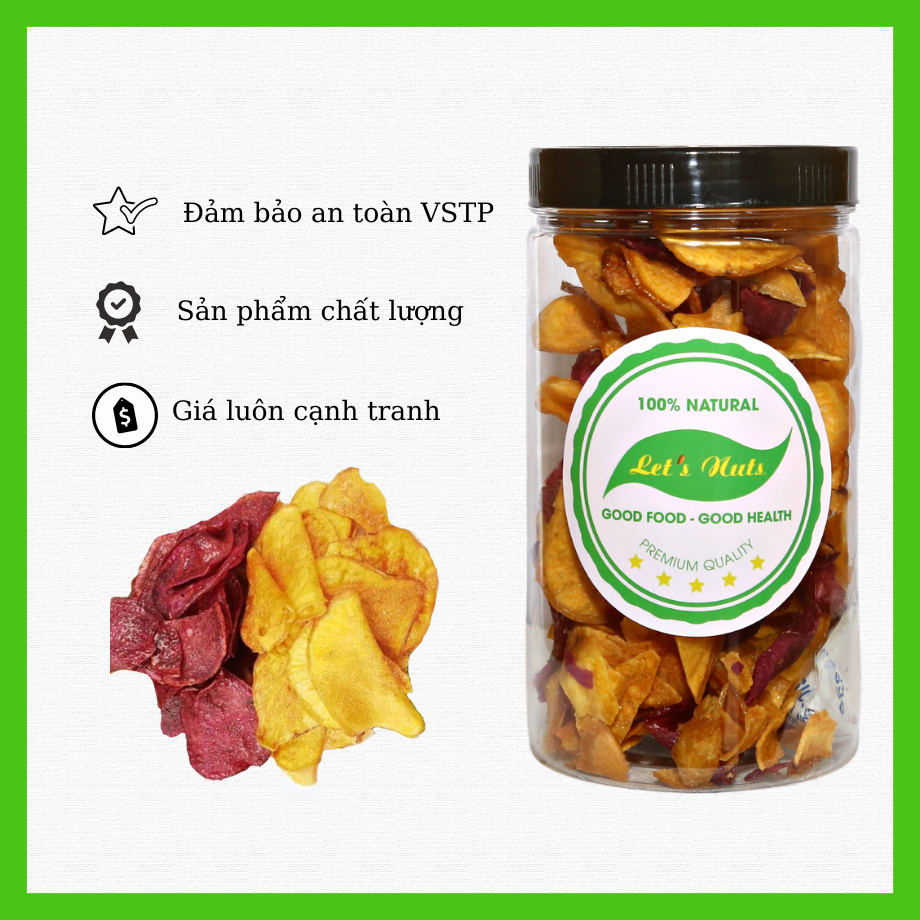 [HCM]Khoai lang mật ong mix khoai lang vàng tím lon 200g sang trọng hợp vệ sinh món quà ăn vặt tuyệt vời Susuto Shop