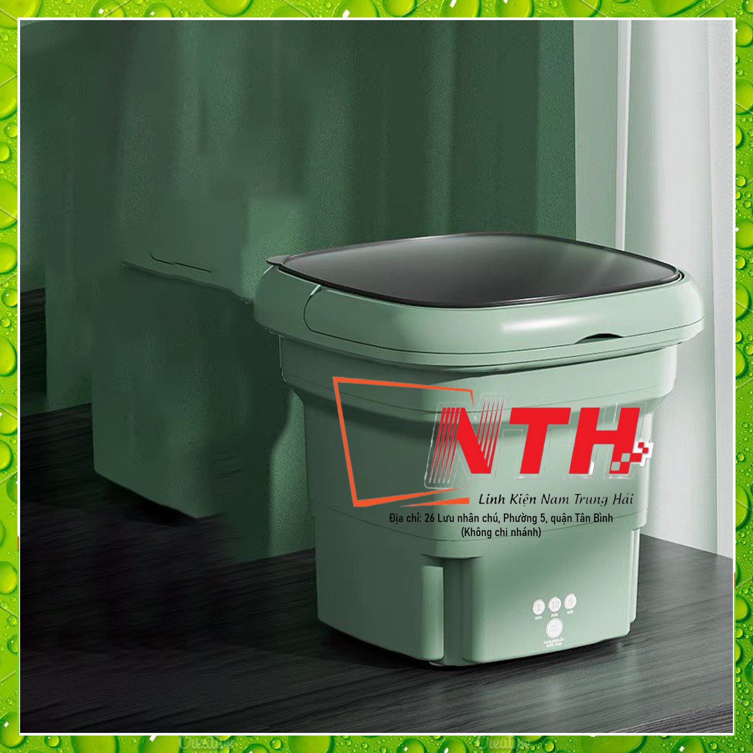 Máy giặt mini TOKORO gấp gọn siêu tiện lợi