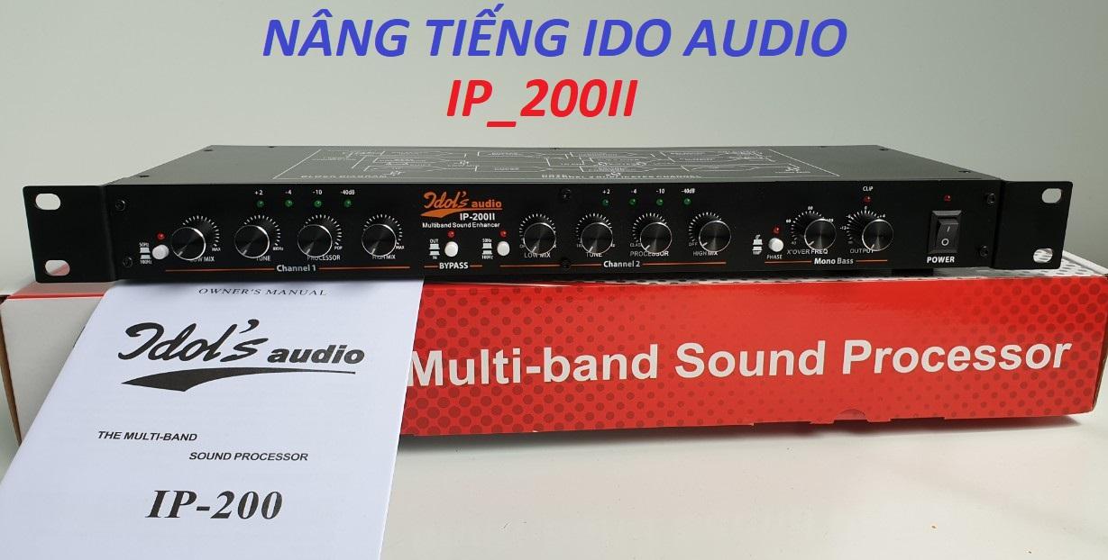 [MiễnPhíVậnChuyển]nâng tiếng Idol IP-200II + TẶNG dây canon PHIÊN BẢN NÚM PHAY NHÔM ĐEN TUYỀN - IDO AUDIO IP200II