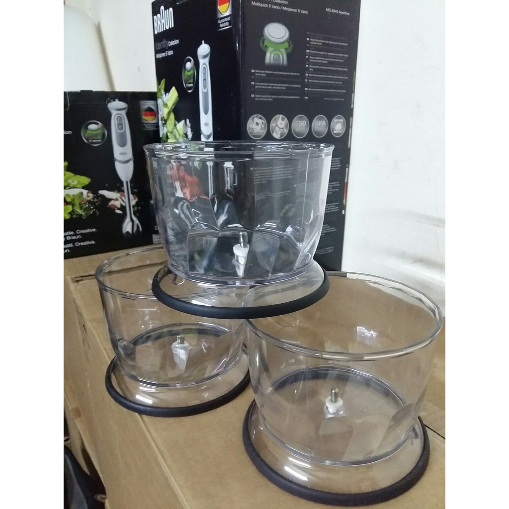Vỏ cối, thân cối xay thịt 500ml Braun MR530, MQ5035, MQ735, MQ535 - Hàng Nhập Khẩu