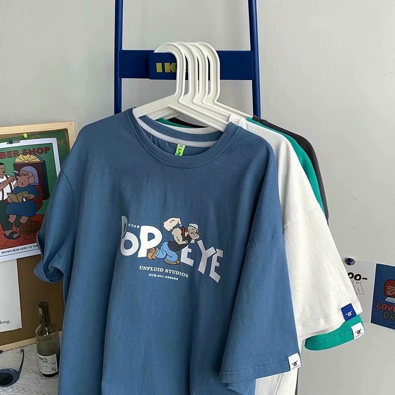 Áo Thun POPEYE Nam Nữ Ulzzang Unisex Form Rộng Tay Lỡ, trending xu hướng, Fashion, Thời Trang Hàn Quốc, Độc Đẹp Vải Dày Mịn Thoáng Mát, Thiết Kế Thời Trang, Kiểu Dáng Năng Động Trẻ Trung [ CÓ HÌNH ẢNH THÂT]