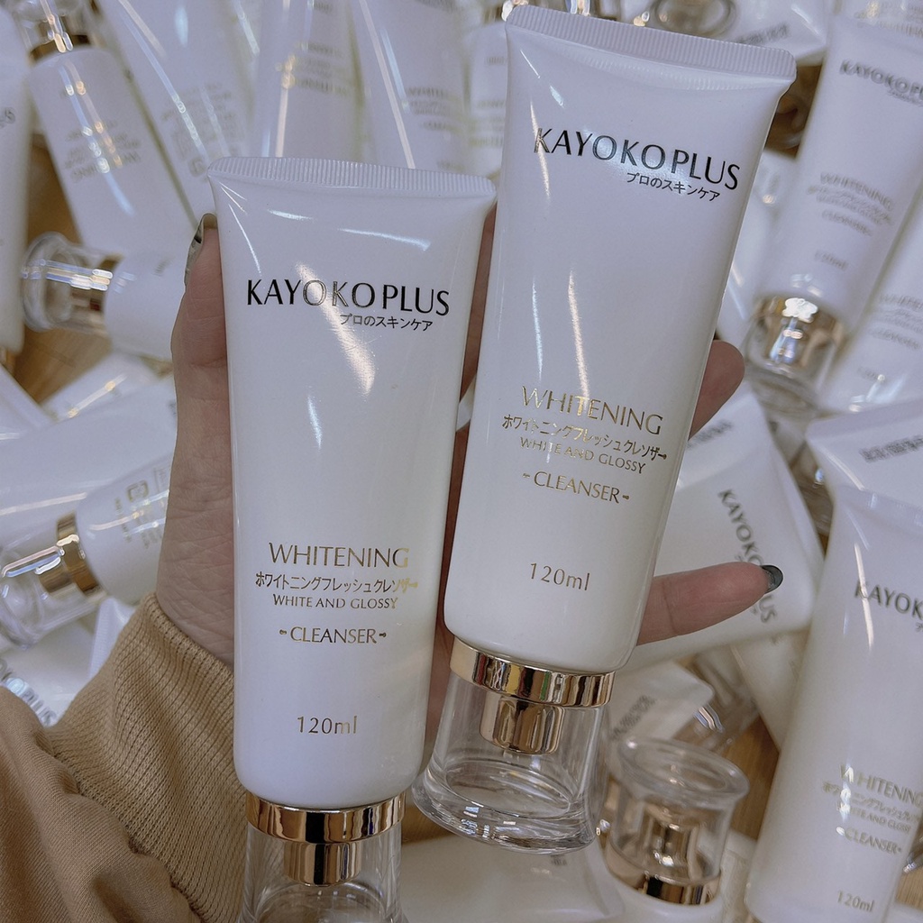 Sữa rửa mặt bộ kayoko trắng plus 5in1 lọ 120ml