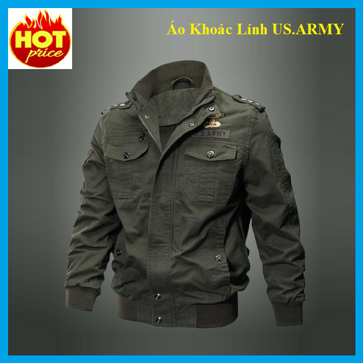 Áo khoác lính us.army