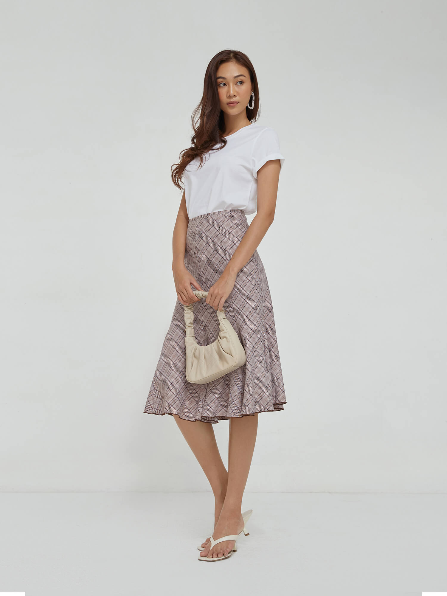 Chân váy xếp lớp suông - yv le & co